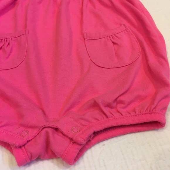 3-6m (6/$20) Hot Pink Romper by George - Picture 6 of 8